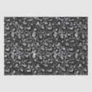 Buscar estampado leopardo papel de seda Negro