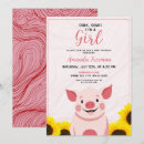 Buscar cerdo rosado invitaciones Animal de granja