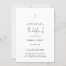 Buscar moderno invitaciones para bautizos Minimalista
