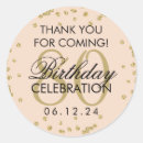 Buscar 80th birthday pegatinas Gracias