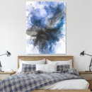 Buscar azul y gris lienzos Contemporáneo