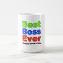 Buscar el mejor jefe nunca tazas Día del jefe