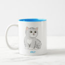 Buscar gatito romántico tazas Lindo