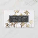 Buscar palmeras tarjetas de visita Tropical