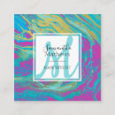 Buscar hair stylist tarjetas de visita Monograma