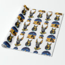 Buscar egipcio antiguo papel de regalo Anubis