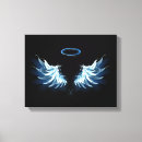 Buscar ángel azul lienzos 4 º alas