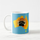 Buscar mapa de australia tazas Australiano