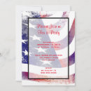Buscar americanas invitaciones Blanco rojo y azul