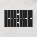 Buscar guitarras tarjetas de visita Profesores