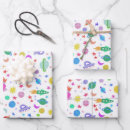 Buscar planeta papel de regalo Para niños