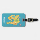 Buscar tesoro etiquetas para maletas Isla