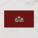 Buscar corona tarjetas de visita Símbolo