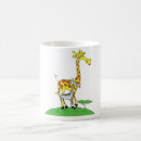 Buscar jirafa del dibujo animado tazas Animales