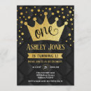 Buscar real invitaciones primer cumpleaños Corona