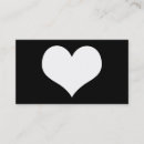 Buscar corazón doble tarjetas de visita Para ella