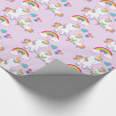 Buscar unicornio lindo papel de regalo Mágico