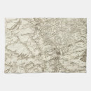 Buscar grabado paños de cocina Mapa