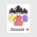 Buscar muñeca japonesa pegatinas Japonés