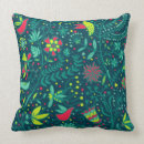 Buscar dibujo de la flor cojines Pájaro