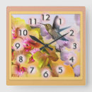 Buscar orquídea relojes de pared Amarillo