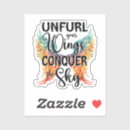 Buscar alas pegatinas Motivador