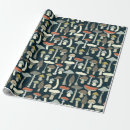 Buscar bosque papel de regalo Bohemio