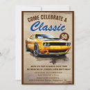 Buscar auto clásico invitaciones Para él
