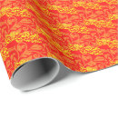 Buscar leones papel de regalo Oro
