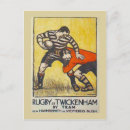 Buscar rugby postales Vintage