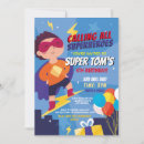 Buscar super invitaciones De superhéroe