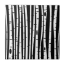 Buscar árbol blanco y negro azulejos Patrón
