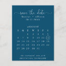 Buscar calendario azul postales Guardar la fecha