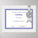 Buscar diplomas posters Azul
