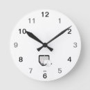 Buscar gato relojes de pared General y unisex