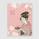 Buscar kimono tarjetas Floral