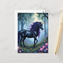 Buscar unicornio negro postales Generado por ai