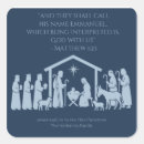 Buscar jesús en el pesebre pegatinas Navidad cristiana
