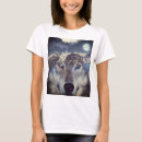 Buscar lobo mujer camisetas Fauna
