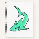Buscar tiburones cuadernos Azul