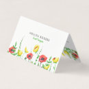 Buscar flores la primavera de tarjetas de visita Elegante