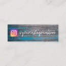 Buscar madera pintada tarjetas de visita Vintage