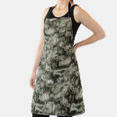 Buscar tallado delantales Negro