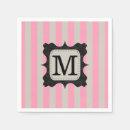 Buscar rayas beige servilletas Monograma