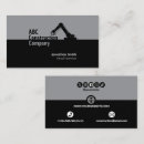 Buscar grúa construcción de tarjetas de visita Constructor