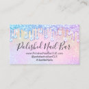 Buscar nail artist tarjetas de visita Jefes
