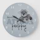 Buscar schnauzer relojes de pared Cachorros