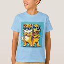 Buscar gato del dibujo animado camisetas Animal