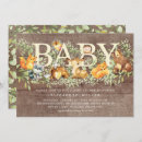 Buscar forest invitaciones baby shower Animales