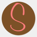 Buscar letra s pegatinas Monograma